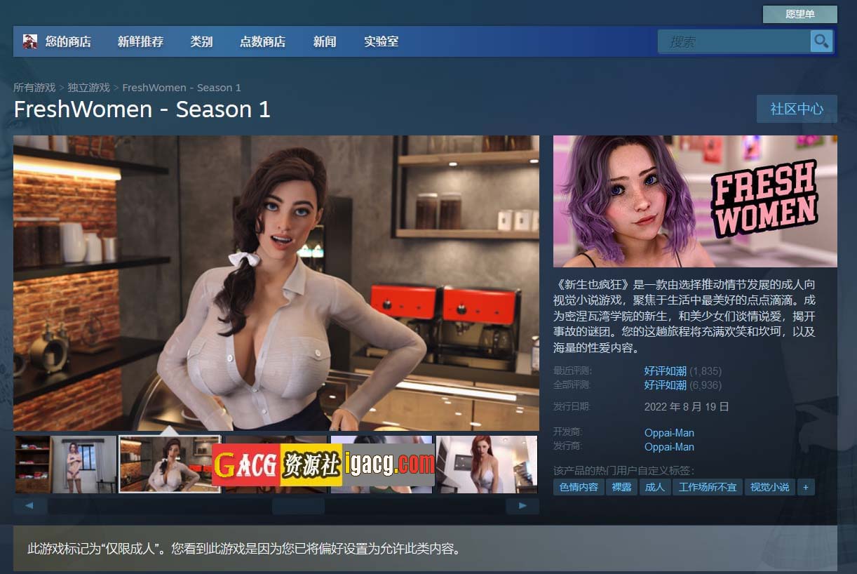 图片[2]-新生也疯狂：第一季 STEAM官方中文步兵版-gacg资源社