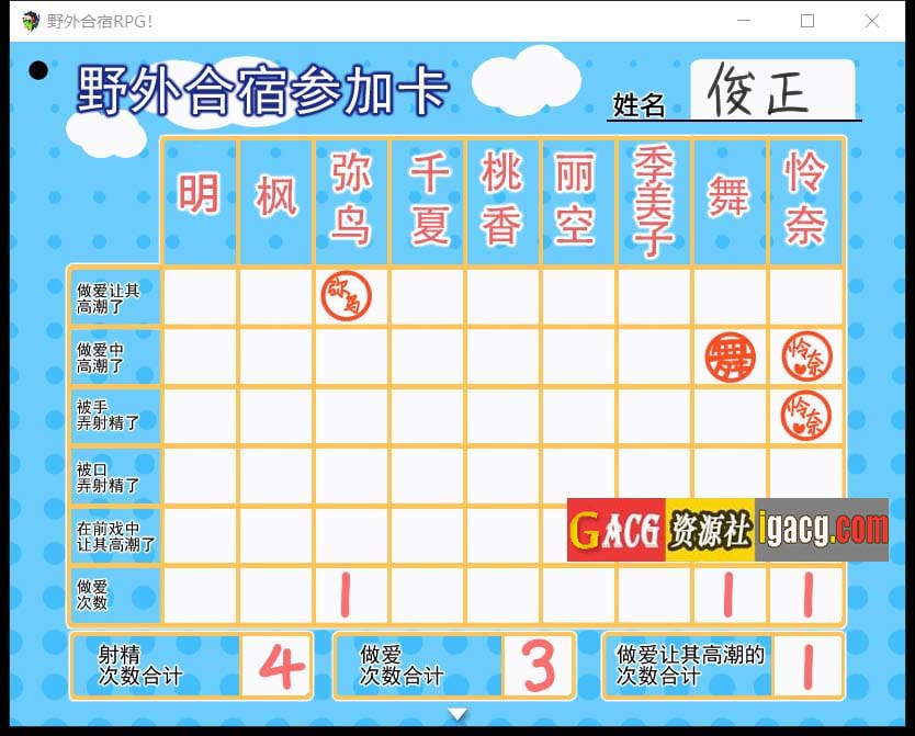 图片[3]-丧心病狂的野外合宿RPG！汉化版 + 存档-acg游戏姬