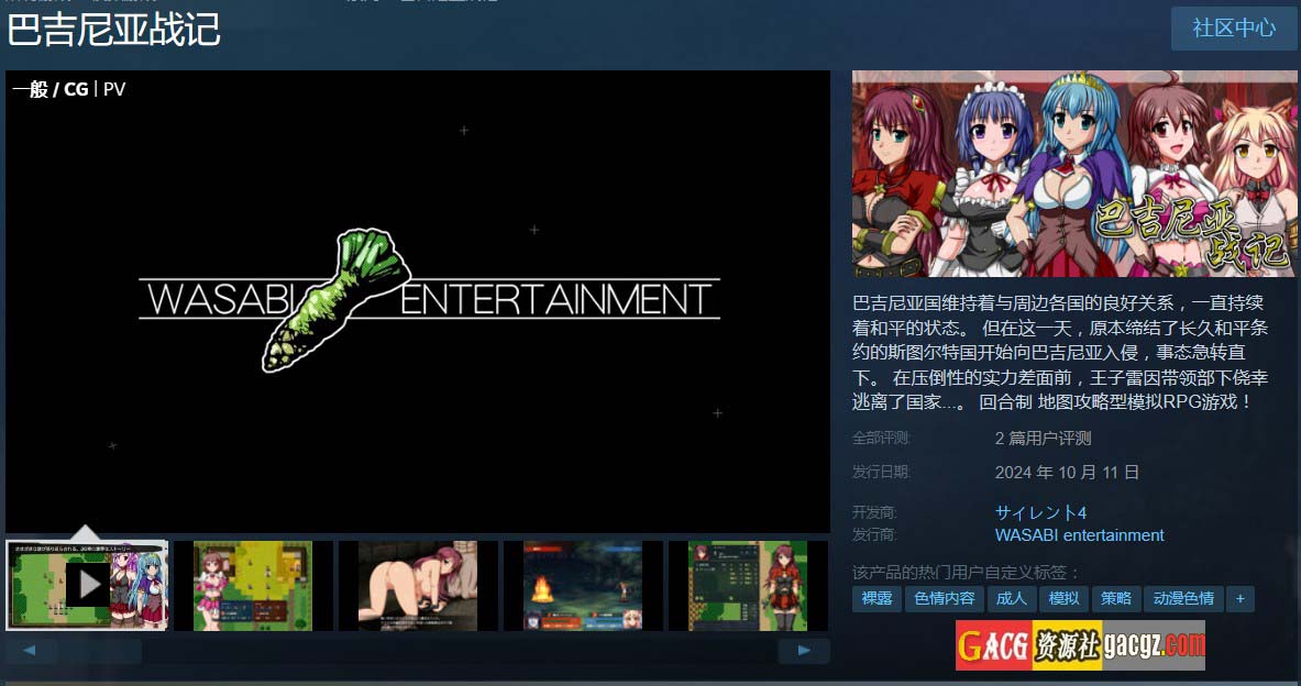 图片[2]-巴吉尼亚战记 v2.5 STEAM官方中文版-acg游戏姬