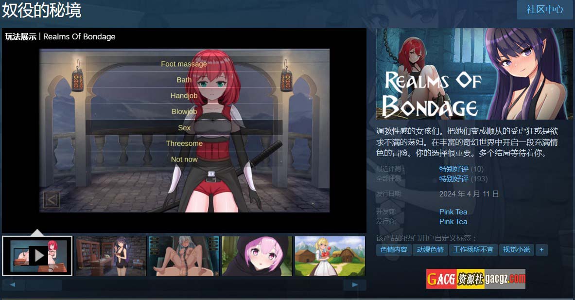 图片[2]-奴役的秘境（Realms Of Bondage）V1.0.4b STEAM官方中文版-acg游戏姬