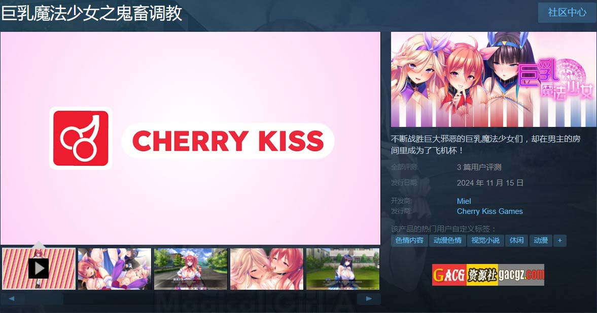 巨乳魔法少女之鬼畜调教V1.3.0 官方中文版+存档-acg游戏姬