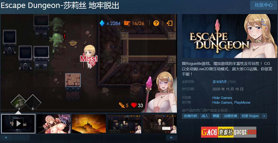 图片[3]-莎莉丝-地牢脱出 官方中文步兵版+存档-acg游戏姬