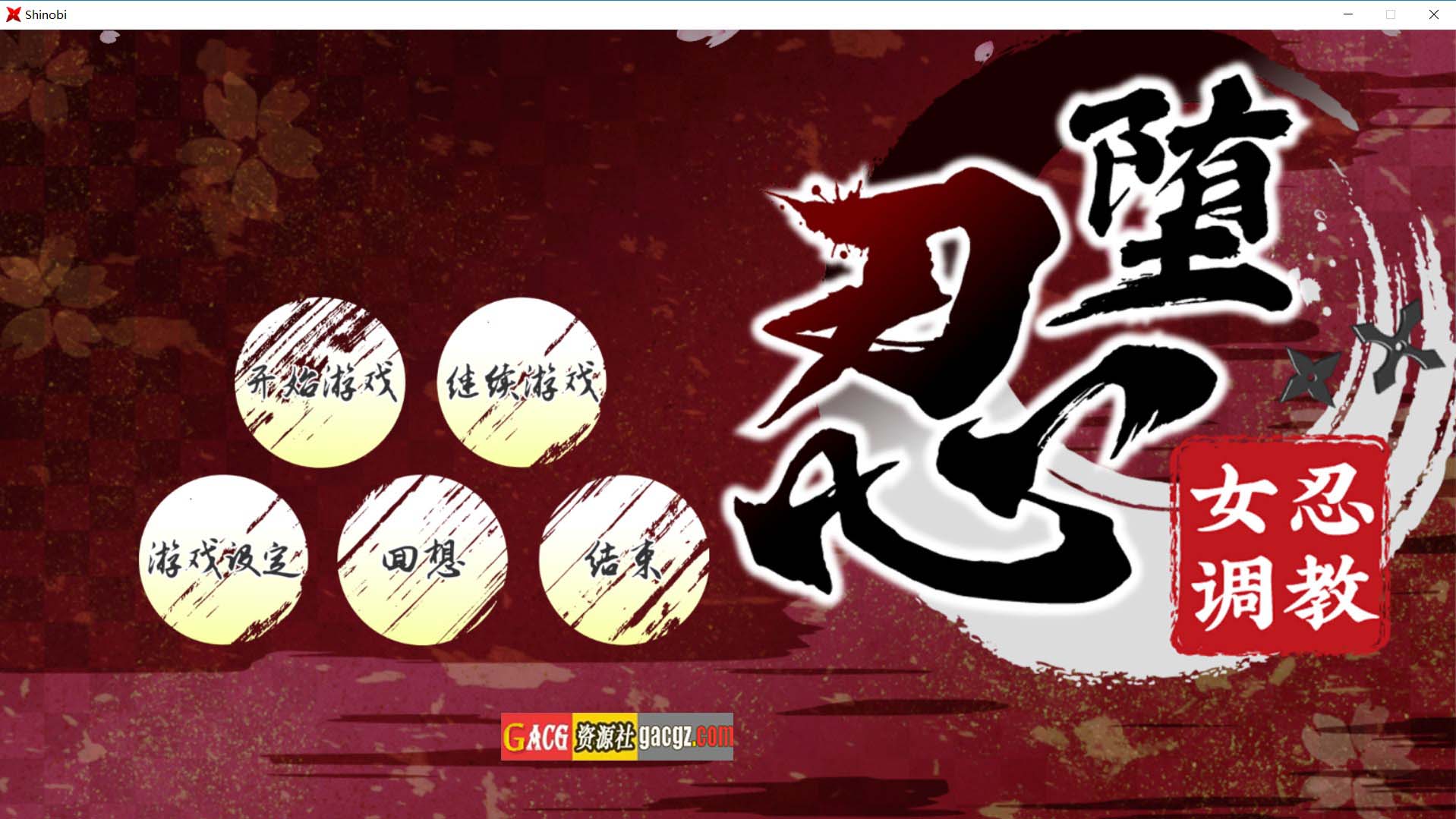 忍堕－女忍调教 V B.13126066 STEAM官方中文版+攻略+存档-acg游戏姬