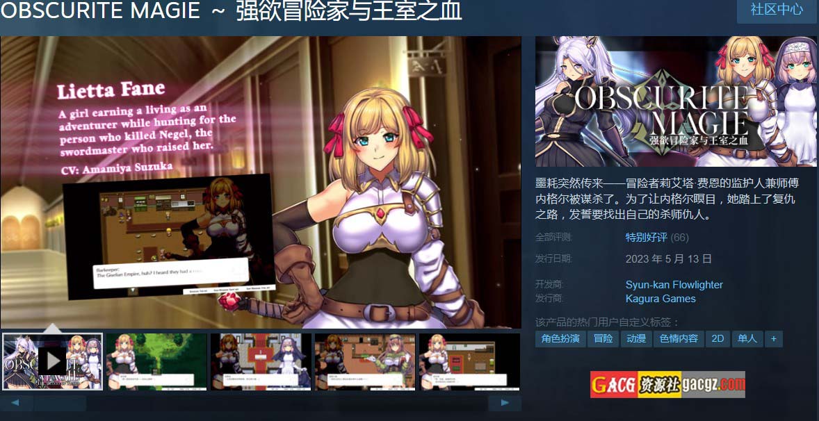 图片[2]-强欲冒险家与王室之血 V1.01 官方中文步兵版+自带全回想-acg游戏姬